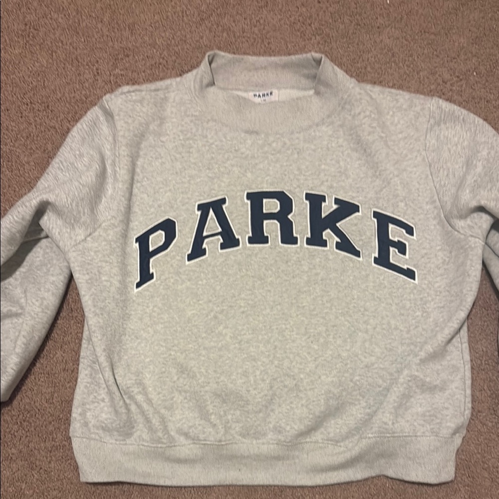 PARKE Gray Crew Neck